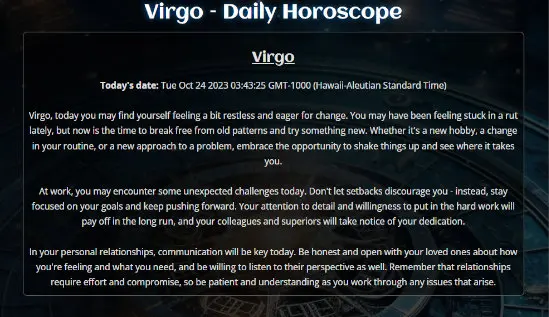 Tarot and Horoscope Software - Horoscope Readings